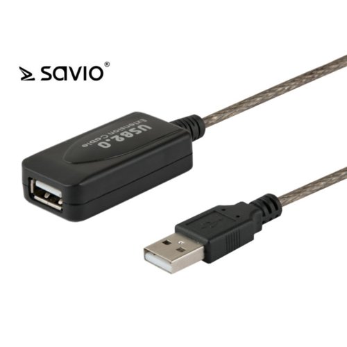 Przedłużacz aktywny USB 5m SAVIO CL-76