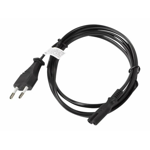 LANBERG Kabel zasilający EURO (radiowy) CEE 7/16 - IEC 320 C7 1.8M       czarny