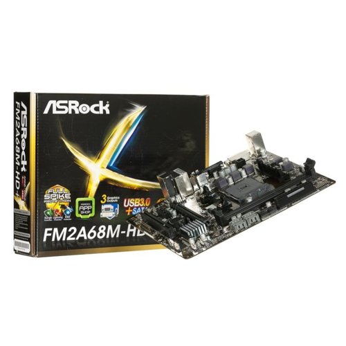 Płyta ASRock FM2A68M-HD+ /A68H/SATA3/USB3/PCIe3.0/FM2+/mATX