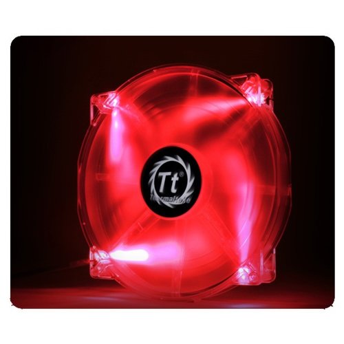 Thermaltake Wentylator - Pure 20 LED Red (200mm, 800 RPM) BOX