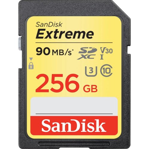 Karta pamięci SDXC SanDisk Extreme 256GB 90 MB/s class 10 V30
