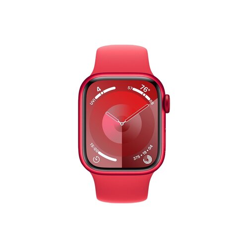 Smartwatch Apple Watch Series 9 GPS aluminium 41 mm + opaska sportowa S/M czerwona