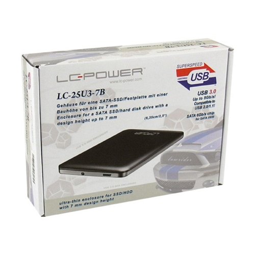 LC-POWER OBUDOWA HDD LC-25U3-7B USB 3.0 CZARNA