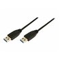 Kabel USB 3.0 LogiLink CU0038 A/A męski 1m