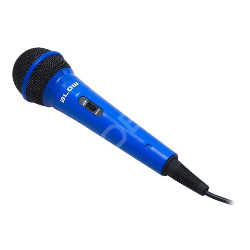 Mikrofon dynamiczny Blow PR-M-202 (czarno-niebieski)
