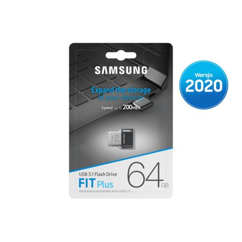 Pendrive Samsung FIT Plus (2020) 64GB MUF-64AB/APC Gray