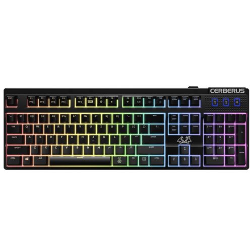 Asus Cerberus Mech RGB mechanical gaming keyboard with RGB      backlit effects