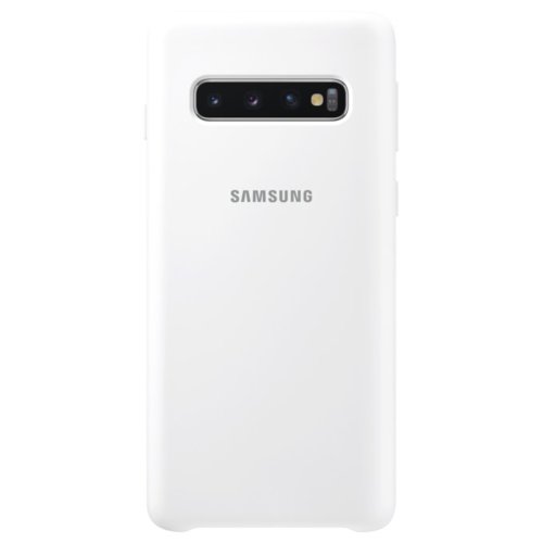 Etui Silicone Cover do Galaxy S10, biały (EF-PG973TWEGWW)