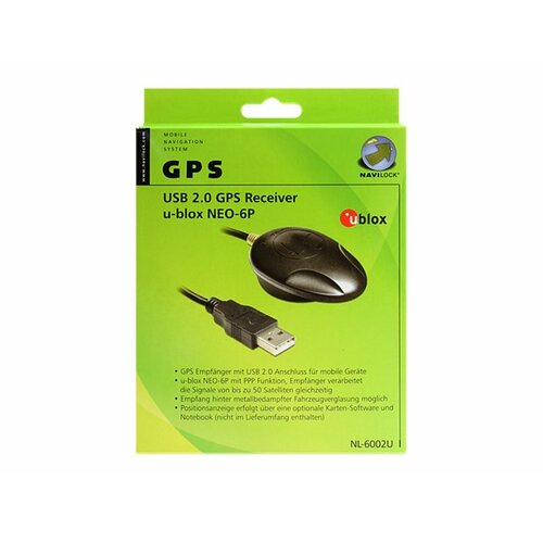 Odbiornik GPS NL-6002U USB 2.0 czarny Delock Navilock