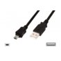 ASSMANN Kabel połączeniowy USB 2.0 HighSpeed "Canon" Typ USB A/miniUSB B (5pin) M/M czarny 1,8m