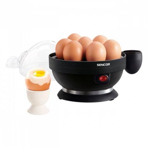Sencor Jajowar SEG 710BP, Moc max 380W,7 jajek,3 stopnie gotowania