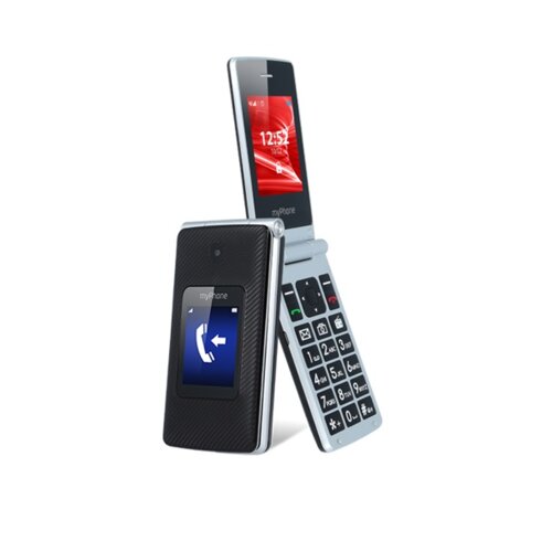 Telefon myPhone Tango srebrno-czarny