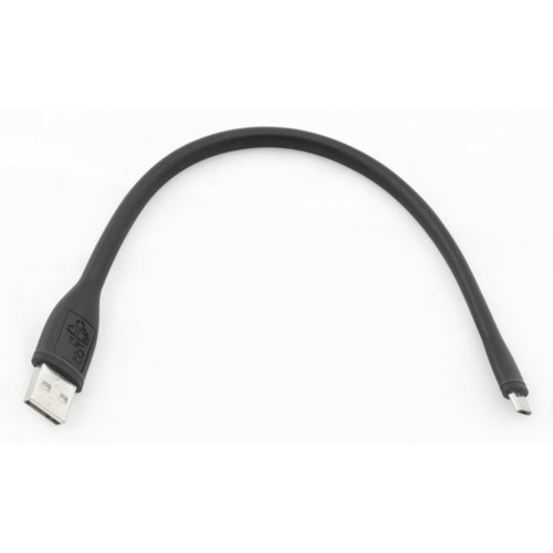 TB Kabel Micro USB 25cm Czarny silikonowy