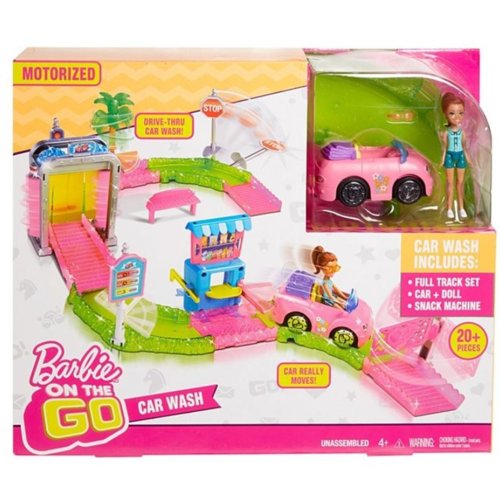 Mattel Barbie On The Go Myjnia samochodowa