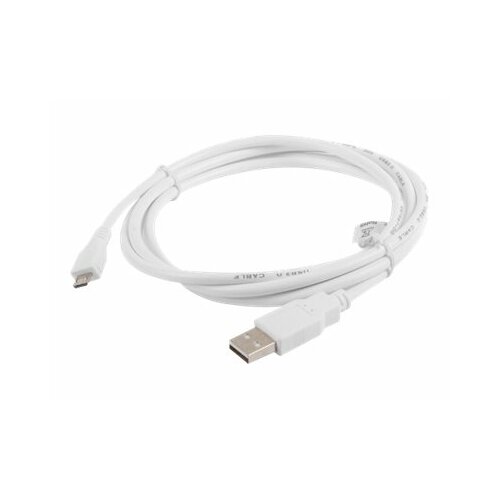 LANBERG Kabel USB 2.0 micro AM-MBM5P 1.8M biały