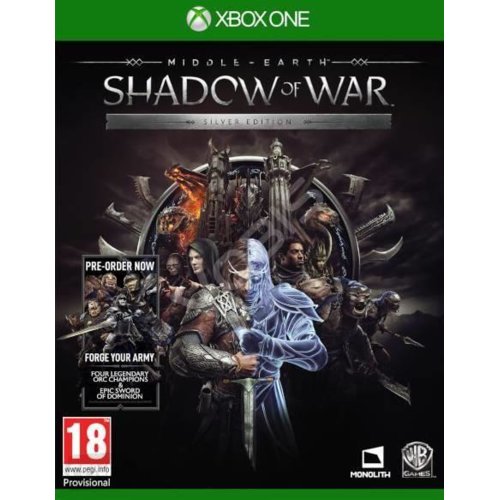 Gra Xbox One Śródziemie Cień Wojny Silver Edition