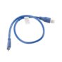 LANBERG Kabel USB 3.0 micro AM-MBM5P 0.5M niebieski