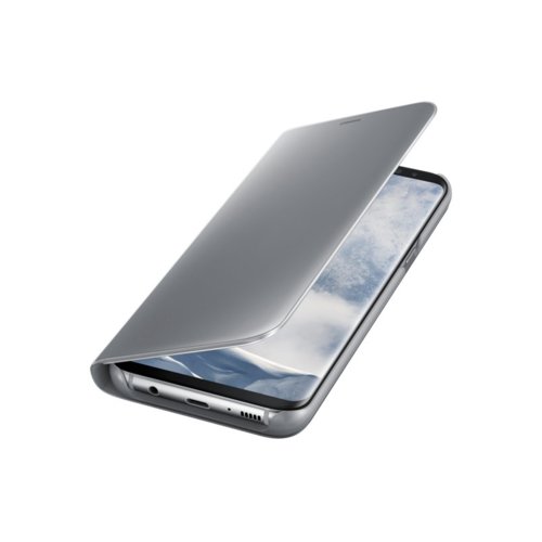 Etui Samsung Clear View Standing Cover do Galaxy S8+ Silver
