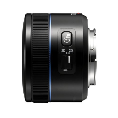 Obiektyw Samsung EX-S45ADB - 45mm f/1.8 [T6] 2D/3D czarny