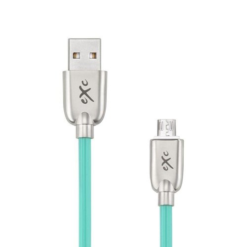 Kabel USB 2.0 eXc BLADE USB A(M) - micro USB B(M) 5-pin, 1,5m, zielony