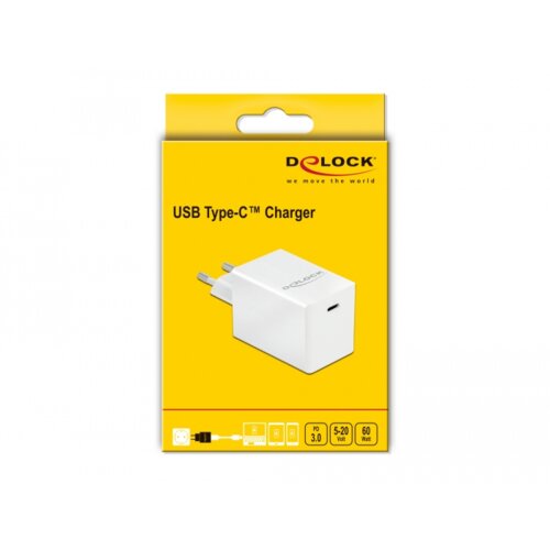 Ładowarka Delock USB 1 x USB Type-C™ PD 3.0 z 60 W 41447
