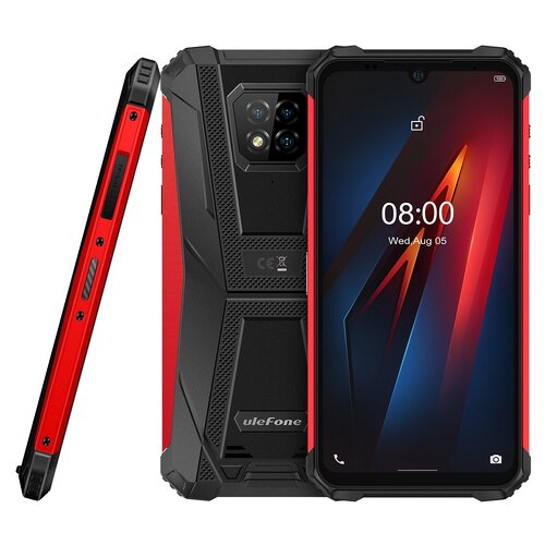 Smartfon Ulefone Armor 8 4/64GB czarno-czerwony