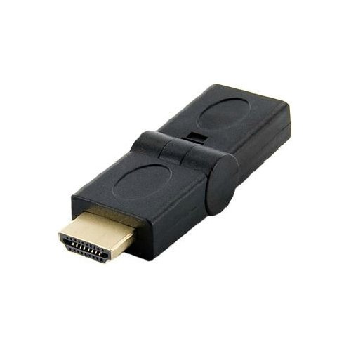 4World Adapter Angle adapter 180°HDMI [M]>HDMI [F]black