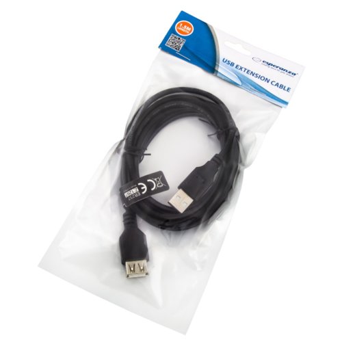 Przedłużacz USB Esperanza USB 2.0 A - A F/M 1,5m