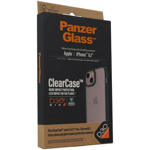 Etui PanzerGlass ClearCase iPhone 15 antybakteryjne