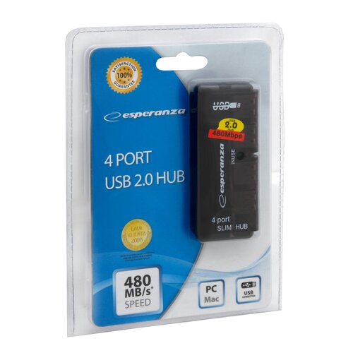 HUB Esperanza EA112 USB 4 portowy