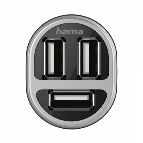 Ładowarka samochodowa USB Hama 001736030000 (3xUSB) 12V 5,2A