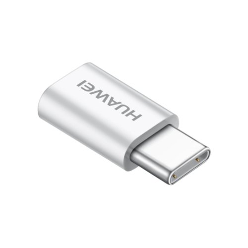 Adapter HUAWEI A52 USB Typ C - micro USB Biały