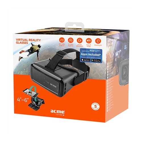 Gogle wirtualnej rzeczywistości ACME VRB01 Virtual Reality Glasses + 25 gier na 14 dni