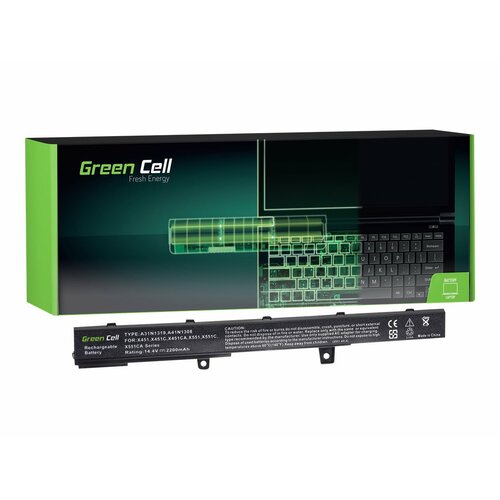 Bateria Green Cell do Asus A31N1319 A41N1308 X551 X551C 4 cell 14,4 V