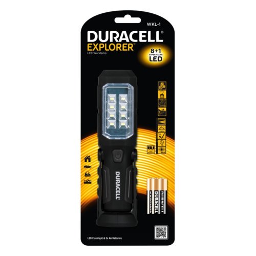 Duracell Latarka LED EXPLORER WKL-1, system handfree + 3x AA