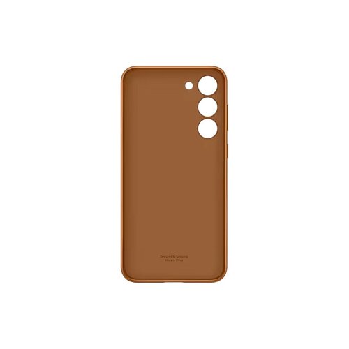 Etui Samsung Leather Case Galaxy S23+ brązowe