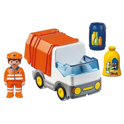 Zabawka Playmobil śmieciarka z figurką i akcesoriami
