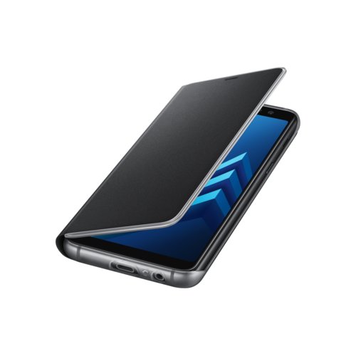 Etui Samsung Galaxy A8 (2018) Neon Flip cover Czarne