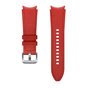Pasek skórzany Samsung Hybrid Leather do Galaxy Watch4 20mm S/M Czerwony