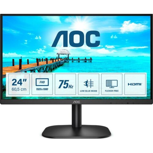 Monitor AOC 24B2XDM 23.8" czarny