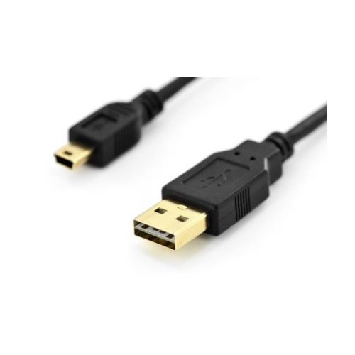 Kabel USB ASSMANN 2.0, typ A-B mini (5-pin), 1,0m dwustronny