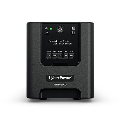 UPS GreenPower CyberPower PR750ELCD (750VA/675W;VI; Tower; Sinus; 6xIEC)