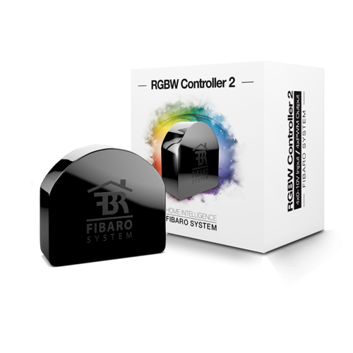 Kontroler oświetlenia Fibaro RGBW Controller 2 Czarny