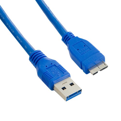 4world Kabel USB 3.0 AM- Micro BM 1.0m|niebieski