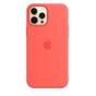 Etui iPhone 12 Pro Max Silikonowe z funkcją MagSafe Różowy cytrus
