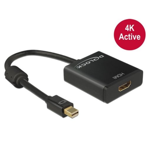 Delock Adapter Displayport Mini 1.2(M)->HDMI(F) aktywny na kablu