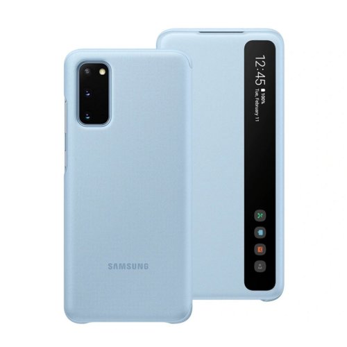 Etui Samsung Clear View Cover Sky Blue do Galaxy S20 EF-ZG980CLEGEU