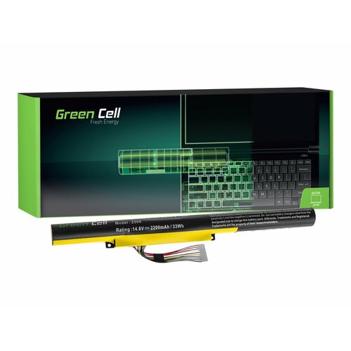 Bateria Green Cell do Lenovo IdeaPad Z400 Z500A Z510 TOUCH 4 cell 14,8V