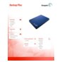 Dysk SEAGATE BACKUP PLUS STDR2000202 2TB USB3.0 blue