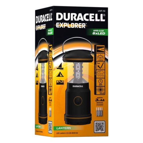 Duracell Latarka LED EXPLORER LNT-10, system handfree + 3x AA